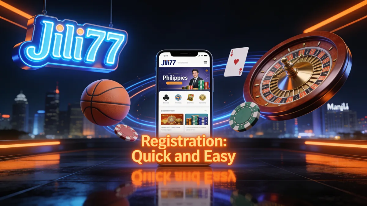 jili77 in the Philippines — jili77 Registration: Quick and Easy